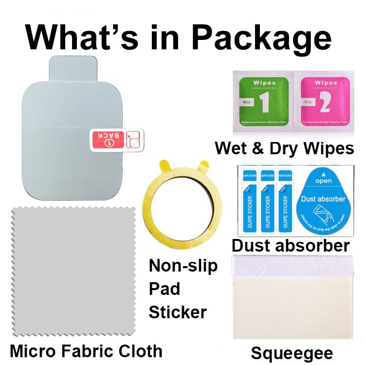 Smaate Screen Protector Compatible With 1.85    L70 Jacoosa Qonbink Smart Watch, Soft Tpu, 6-Pack, Full Coverage, Bubble Self-He